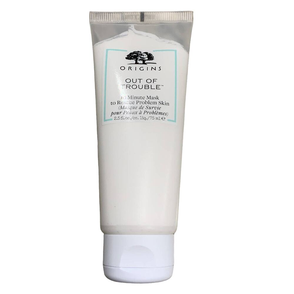 ORIGINS ~ OUT OF TROUBLE 10 MINUTE MASK TO RESCUE PROBLEM SKIN~2.5oz/75 ml new